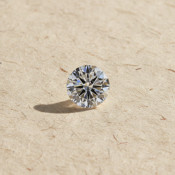 5.01 Carat Round Brilliant F VS1 CVD Lab Grown Diamond Excellent Cut IGI Certified