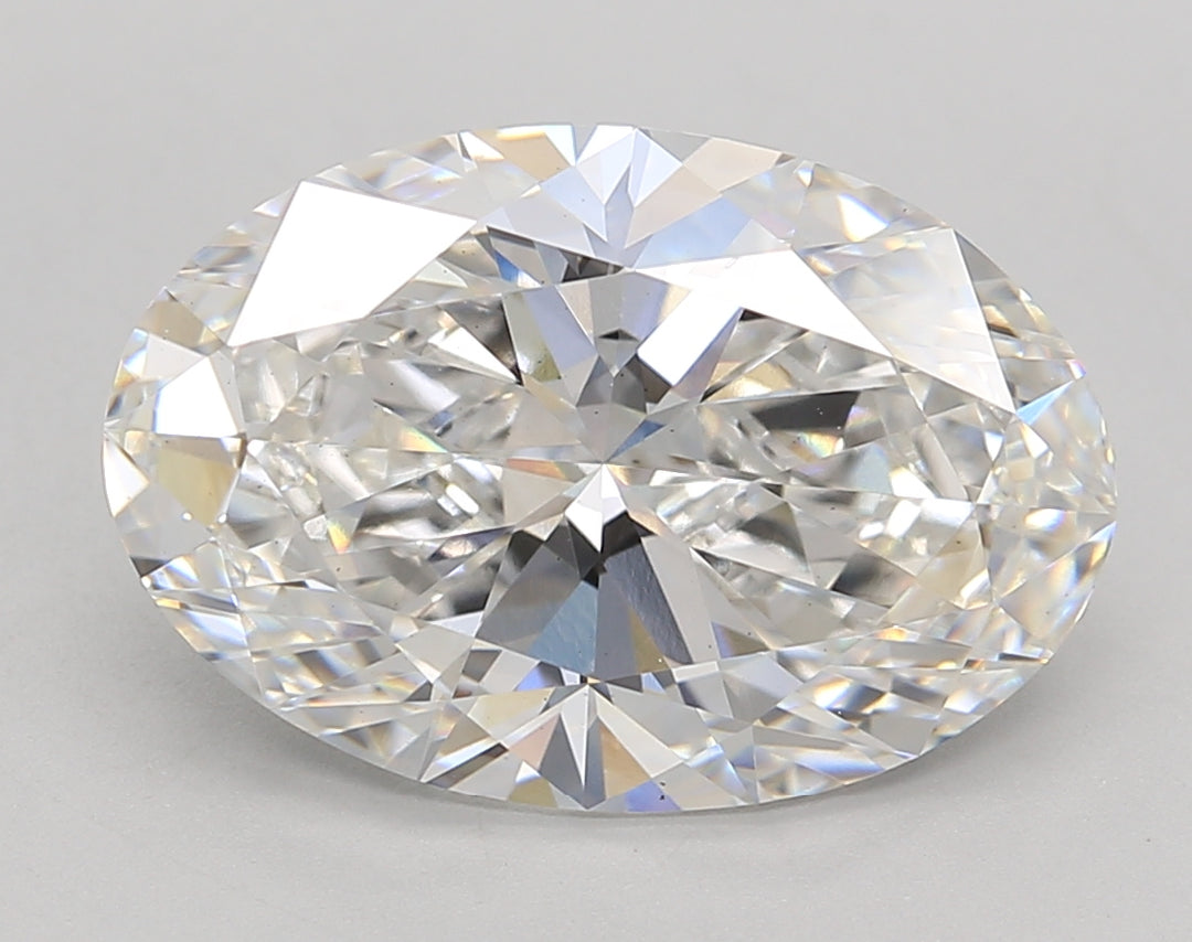 5.02 CT Oval Cut IGI Certified Lab-Grown Diamond – VS2 Clarity, F Color