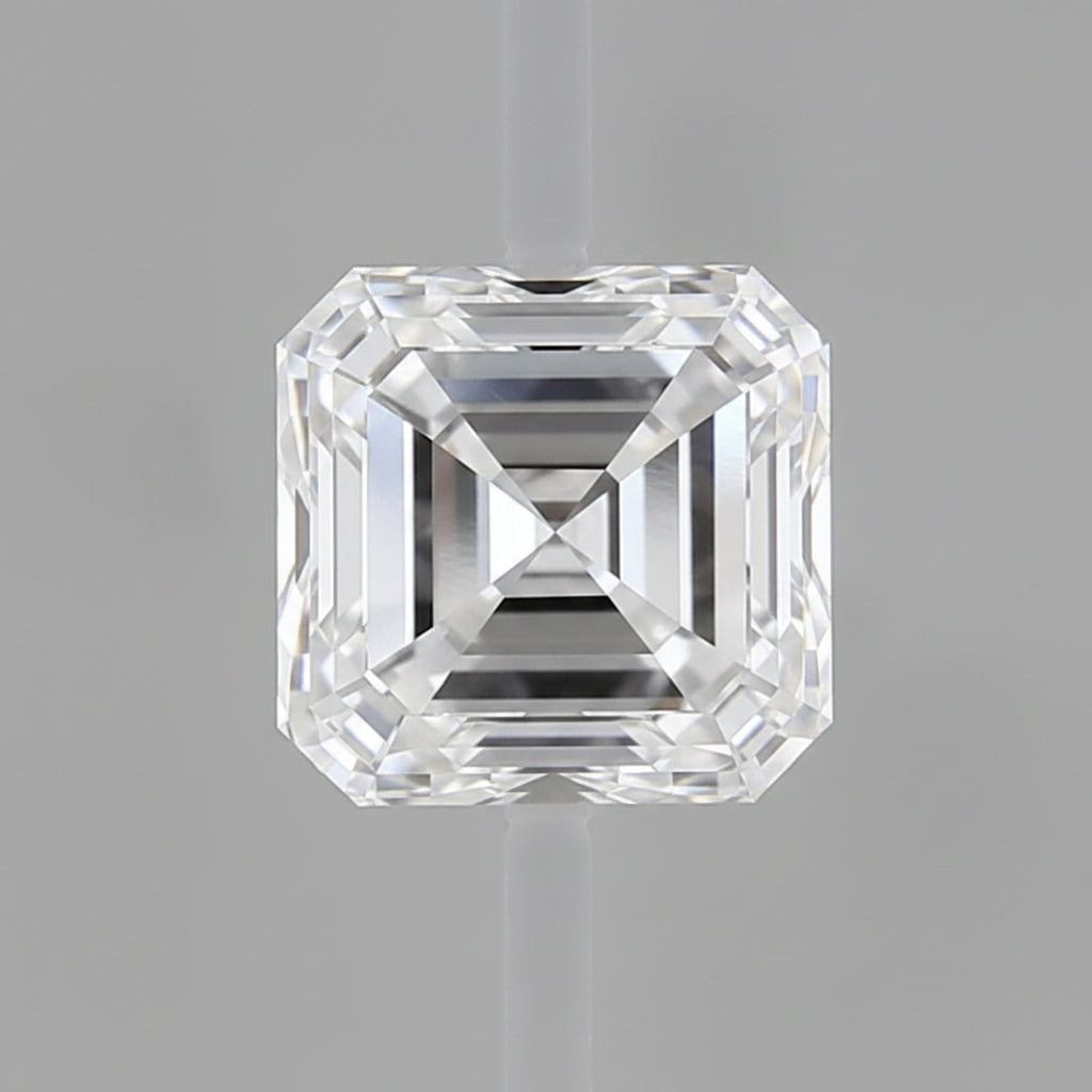 Diamant cultivé en laboratoire Asscher de 5,02 carats, VVS2/D