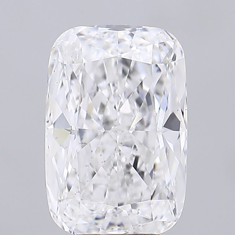 Diamante cultivado en laboratorio de talla cojín de 5,02 quilates VS2 D