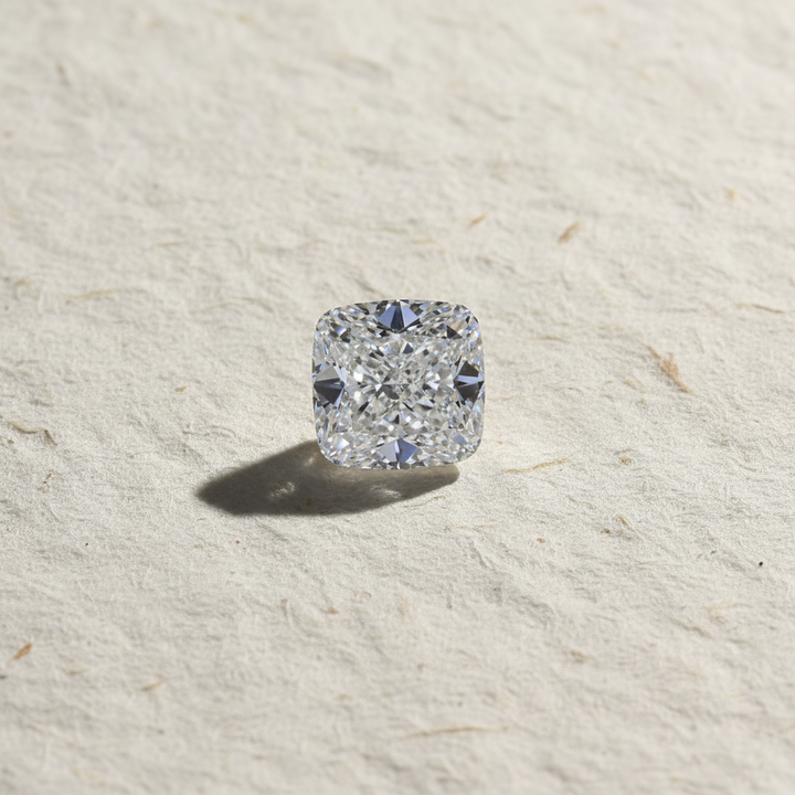 5.02 Carat Cushion Lab Grown Diamond, VS1/D