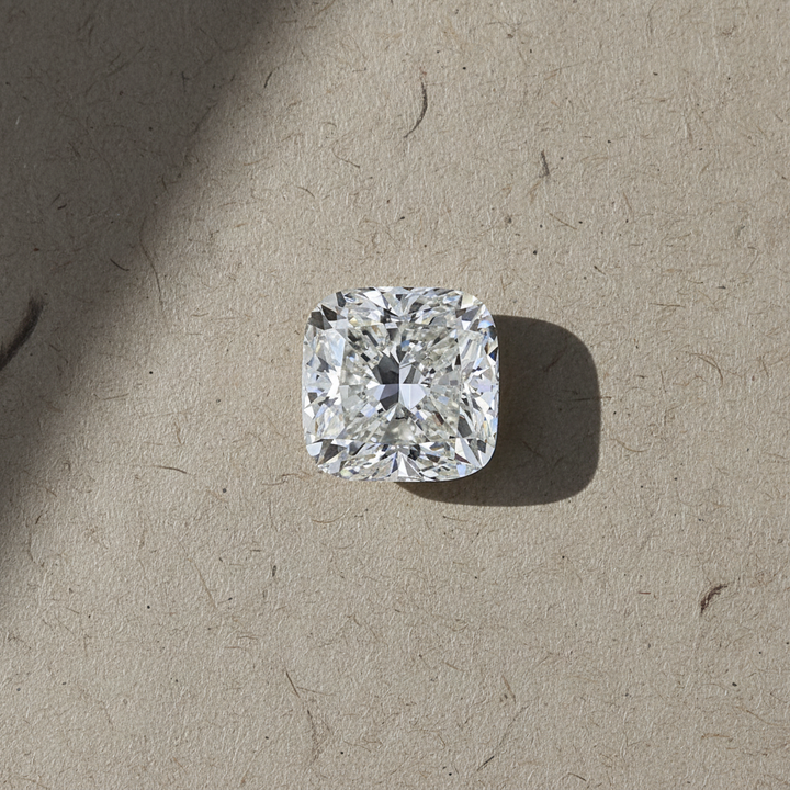 5.02 Carat Cushion Lab Grown Diamond, VVS2/F