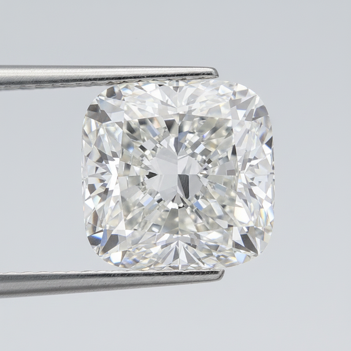 5.02 Carat Cushion Lab Grown Diamond, VVS2/F