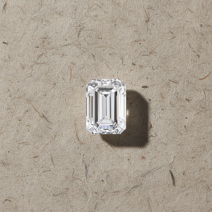5.02 Carat Emerald Cut Lab Grown Diamond, VS2/E