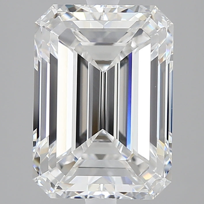 5.02 Carat Emerald Cut Lab Grown Diamond VVS2 D