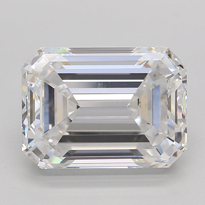 5.02 Carat Emerald Cut Lab Grown Diamond VVS2 D