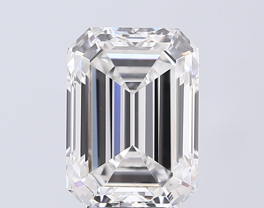 5.02 Carat Emerald Cut Lab Grown Diamond VVS2E