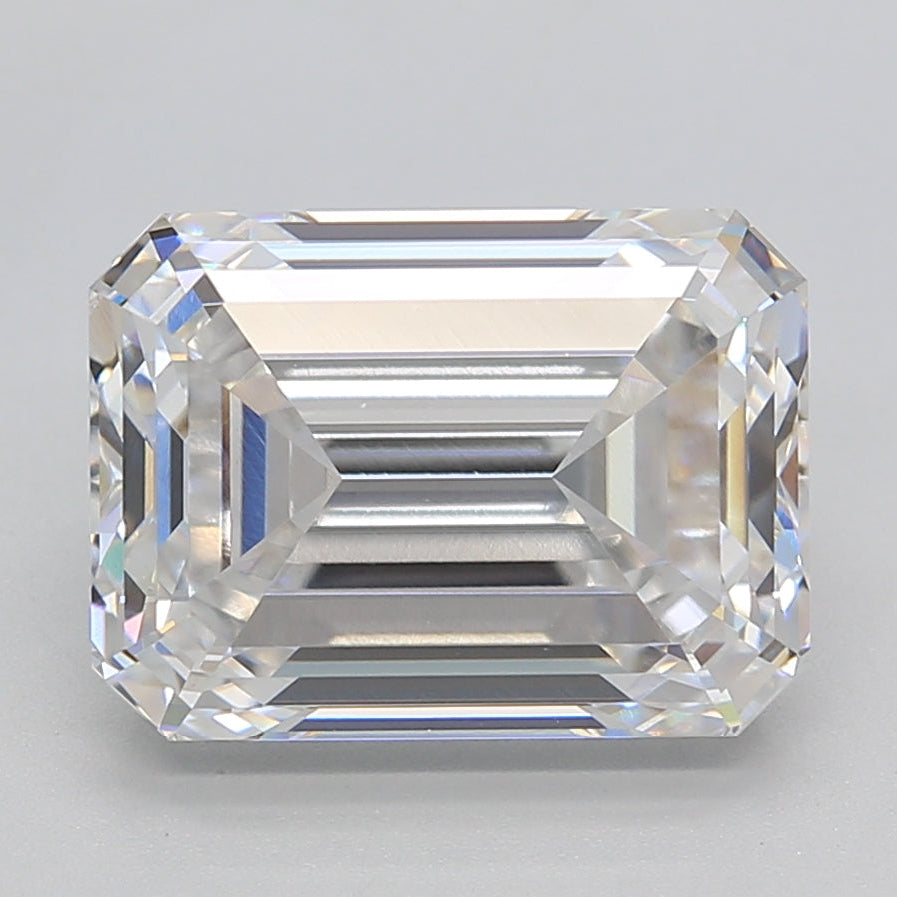 5.02 Carat Emerald Cut Lab Grown Diamond VVS2 F