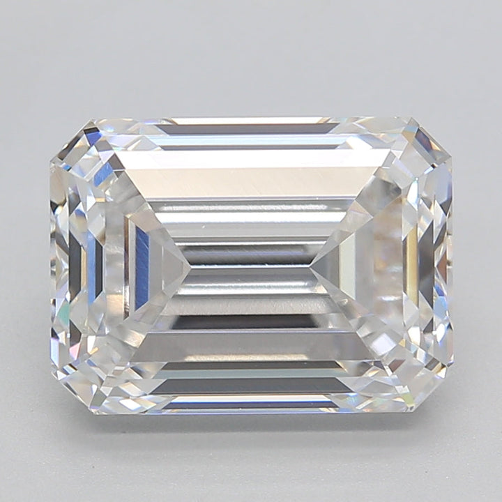 5.02 Carat Emerald Cut Lab Grown Diamond VVS2 F