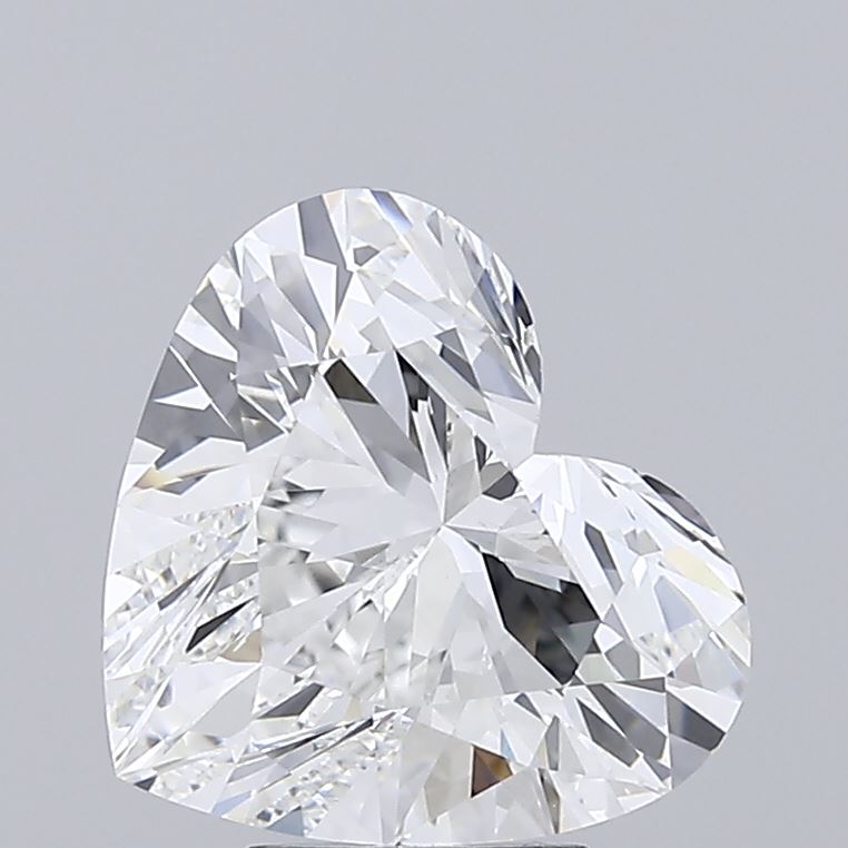 5.02 Carat Heart Cut Lab Grown Diamond VS2F
