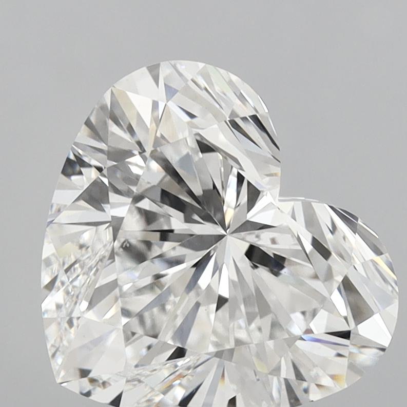 5.02 Carat Heart Cut Lab Grown Diamond VVS2F