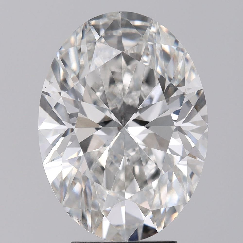 Diamant cultivé en laboratoire de taille ovale de 5,02 carats VS1 G