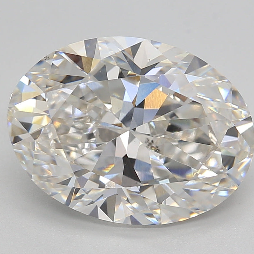 Diamant cultivé en laboratoire de taille ovale de 5,02 carats VS1 G