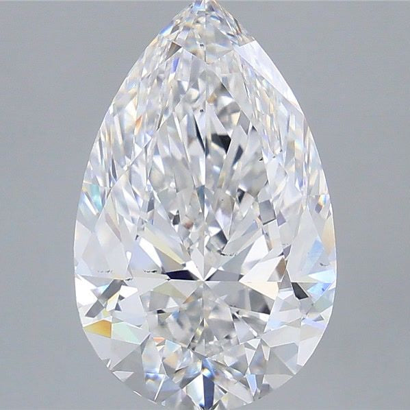 5.02 Carat Pear Cut Lab Grown Diamond VS2D