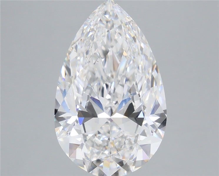 5.02 Carat Pear Cut Lab Grown Diamond VS2D