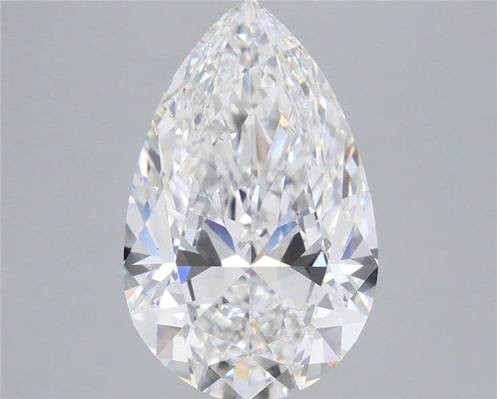 5.02 Carat Pear Cut Lab Grown Diamond VS2D Color