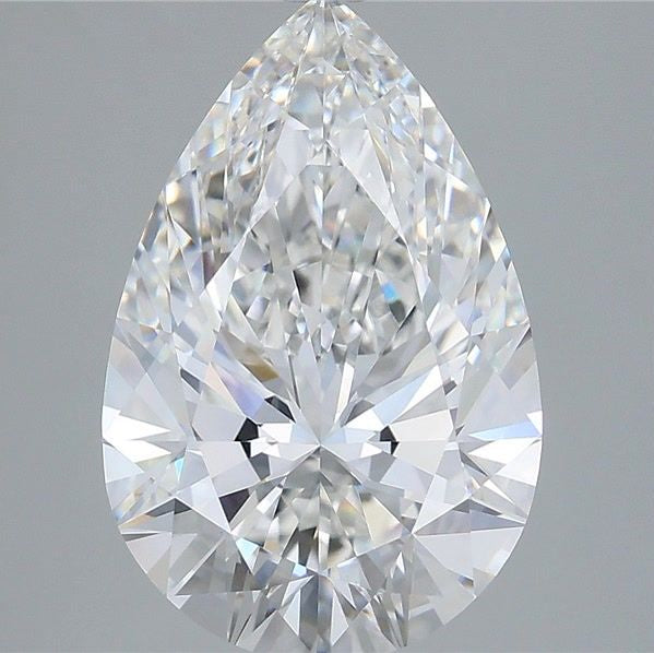 5.02 Carat Pear Cut Lab Grown Diamond VVS1E