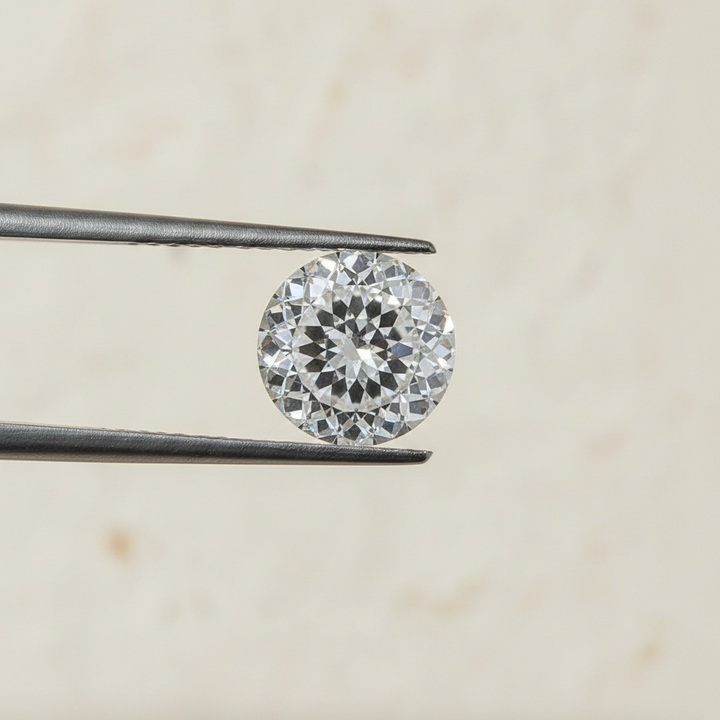 Diamante cultivado em laboratório com lapidação portuguesa de 5,02 quilates, VS1/F