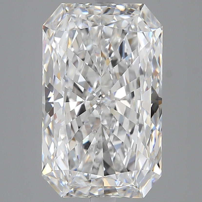 Diamant cultivé en laboratoire de 5,02 carats, taille radiante VVS1 D