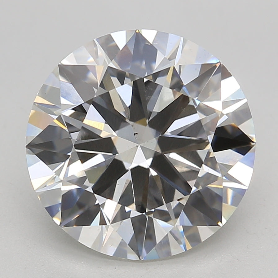 5.02 Carat Round Lab Grown Diamond VS2 H