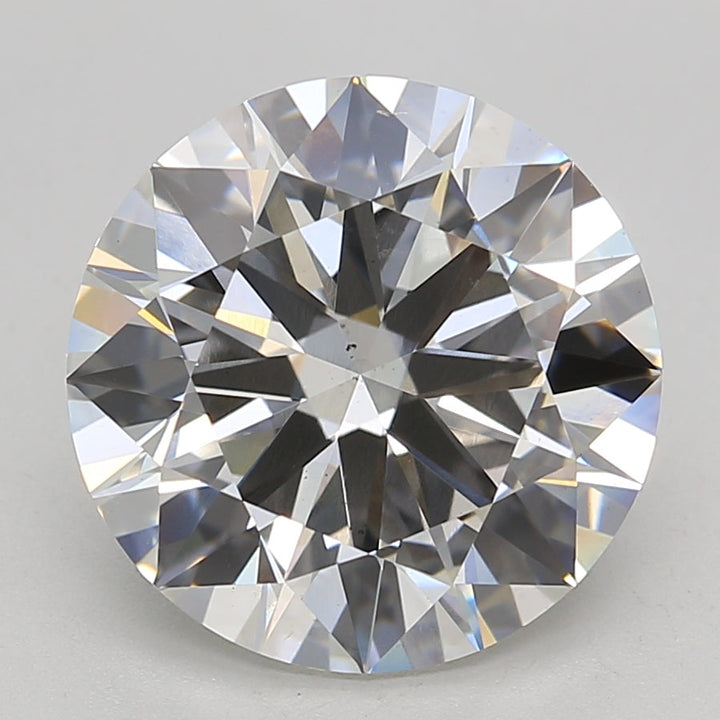 5.02 Carat Round Lab Grown Diamond VS2 H