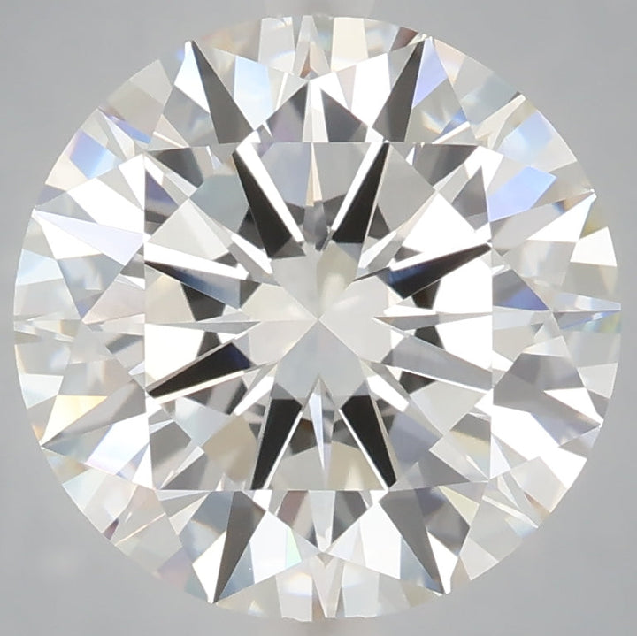 5.02 Carat Round Lab Grown Diamond VVS2 F