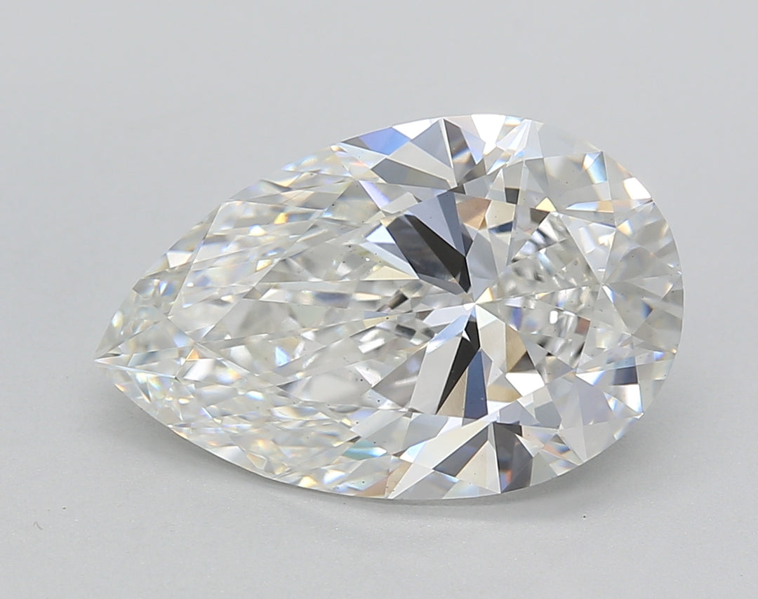 5.03 CT Pear Cut Lab-Grown Diamond, F Color, VS2 Clarity, IGI Certified