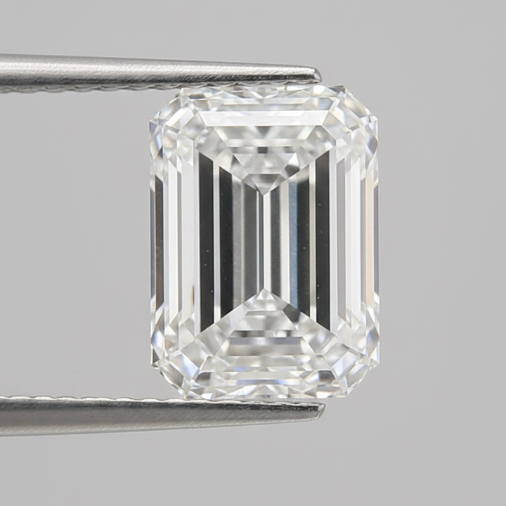 5.03 Carat Emerald Cut Lab Grown Diamond, VVS1/E Color