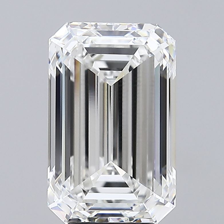 5.03 Carat Emerald Cut Lab Grown Diamond VVS2F
