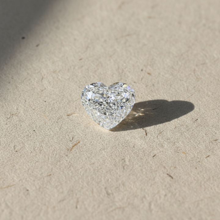 5.03 Carat Heart Cut Lab Grown Diamond VS1 D Color IGI Certified
