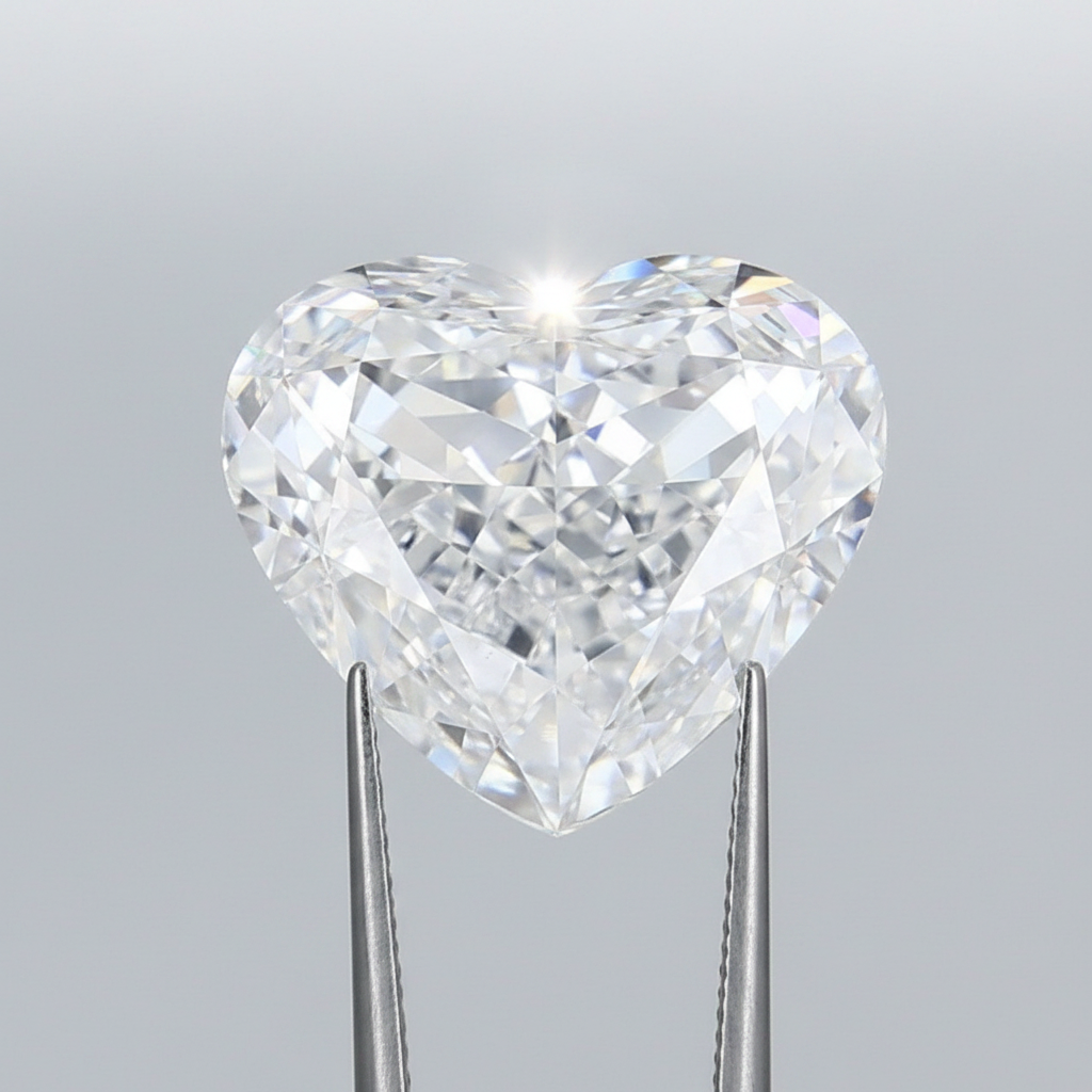 5.03 Carat D VS1 Heart Shape CVD Lab Grown Diamond IGI Certified
