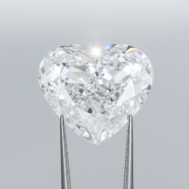 5.03 Carat D VS1 Heart Shape CVD Lab Grown Diamond IGI Certified
