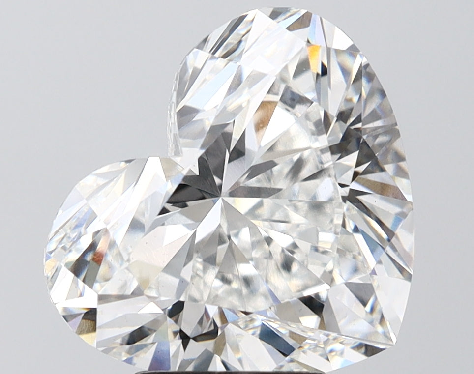 5.03 Carat Heart Cut Lab Grown Diamond VS1F