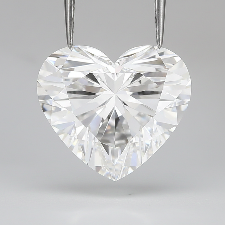 5.03 Carat E Color VVS1 Heart Shape CVD Lab Grown Diamond IGI Certified
