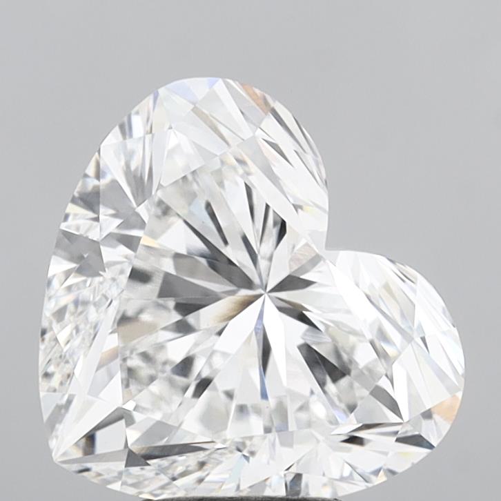 5.03 Carat Heart Cut Lab Grown Diamond VVS2E