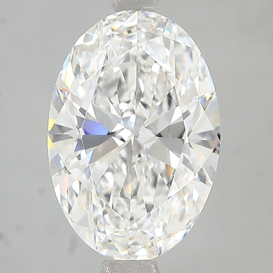 Diamante cultivado en laboratorio de talla ovalada de 5,03 quilates VVS1 D