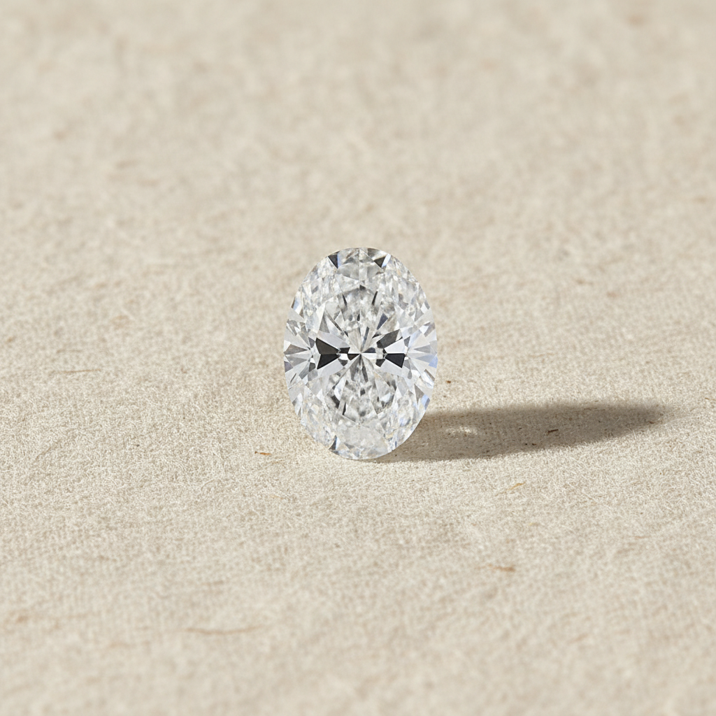 5.03 Carat Oval Brilliant D VS2 CVD Lab Grown Diamond IGI Certified
