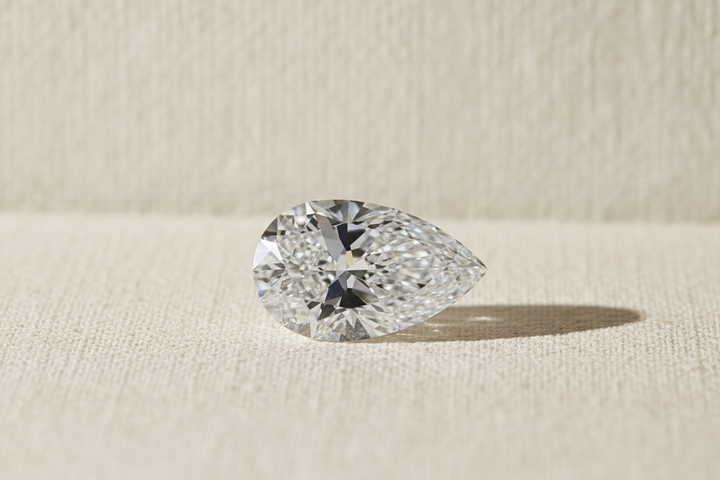 5.03 Carat Pear Cut Lab Grown Diamond VS1 F Color IGI Certified
