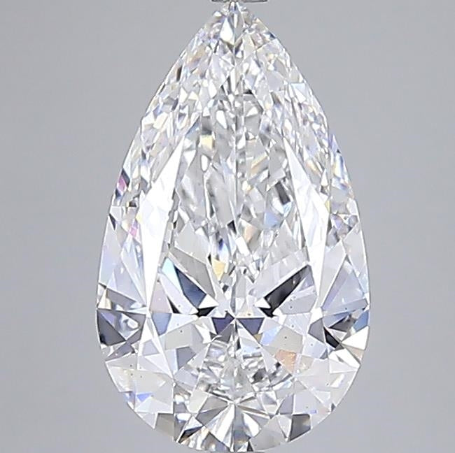 5.03 Carat Pear Cut Lab Grown Diamond VS2D