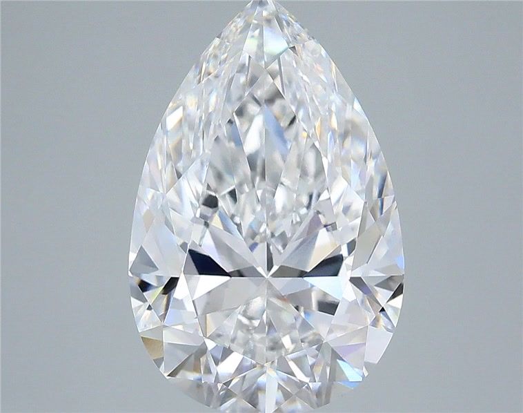 5.03 Carat Pear Cut Lab Grown Diamond VVS2D