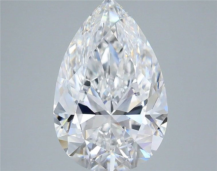 5.03 Carat Pear Cut Lab Grown Diamond VVS2D