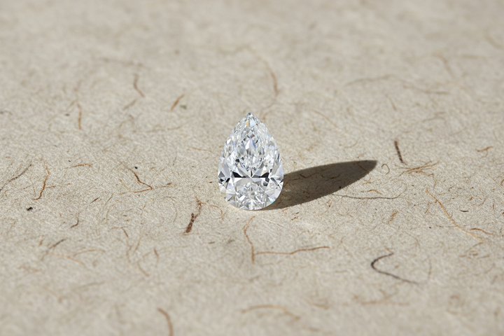 5.03 Carat Pear Cut Lab Grown Diamond VVS2 D Color IGI Certified
