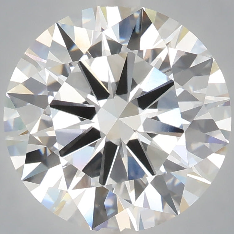 5.03 Carat Round Lab Grown Diamond VVS2 F
