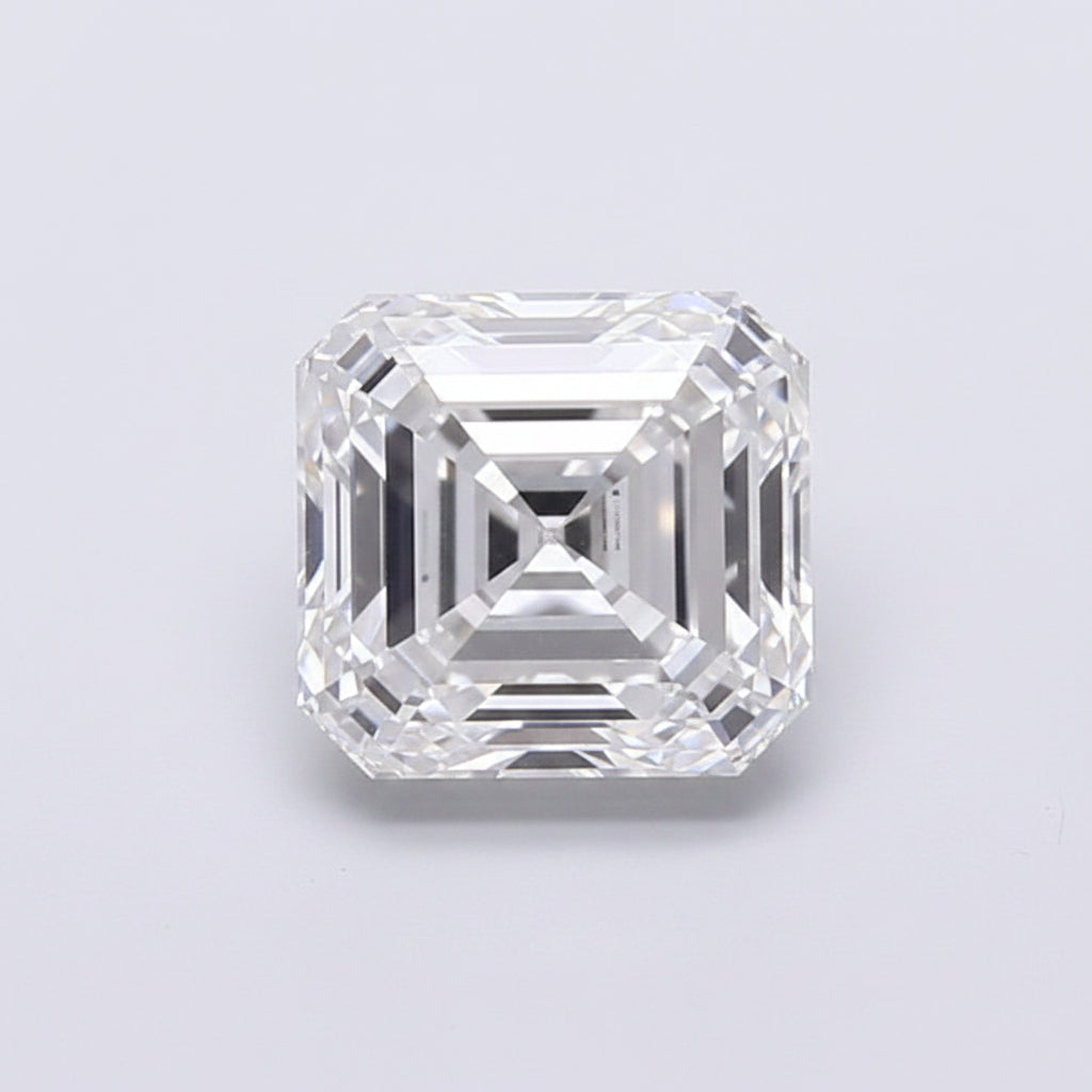 Diamant cultivé en laboratoire Asscher de 5,04 carats, VVS1/D