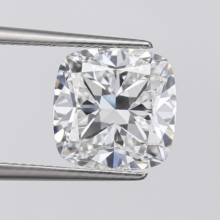 5.04 Carat Cushion Cut Lab Grown Diamond, VS1/E
