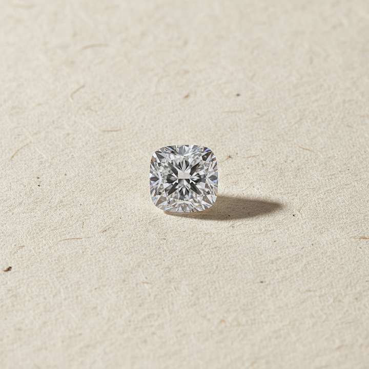5.04 Carat Cushion Lab Grown Diamond, VVS2/F