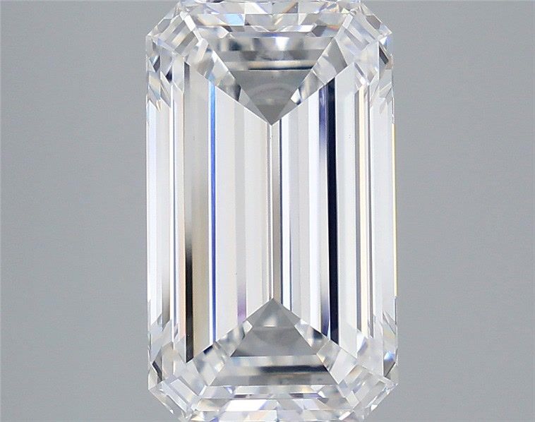 5.04 Carat Emerald Cut Lab Grown Diamond VVS2D