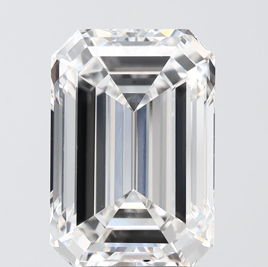 5.04 Carat Emerald Lab Grown Diamond VVS2 F