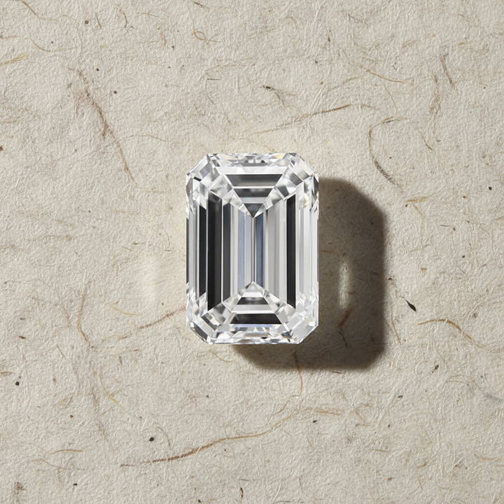 5.04 Carat Emerald Lab Grown Diamond, VVS2/F