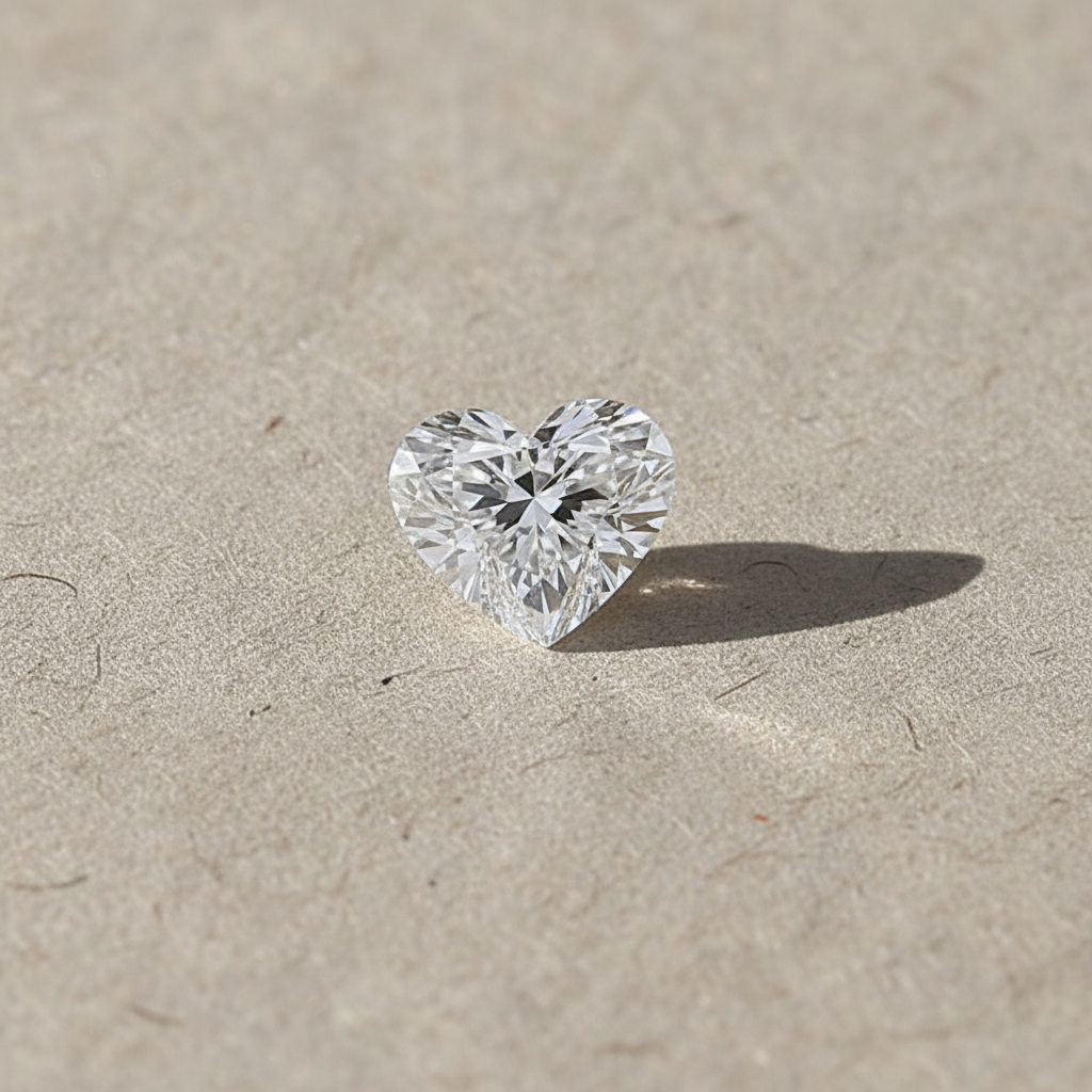 5.04 Carat Heart Cut Lab Grown Diamond VS1 D Color IGI Certified
